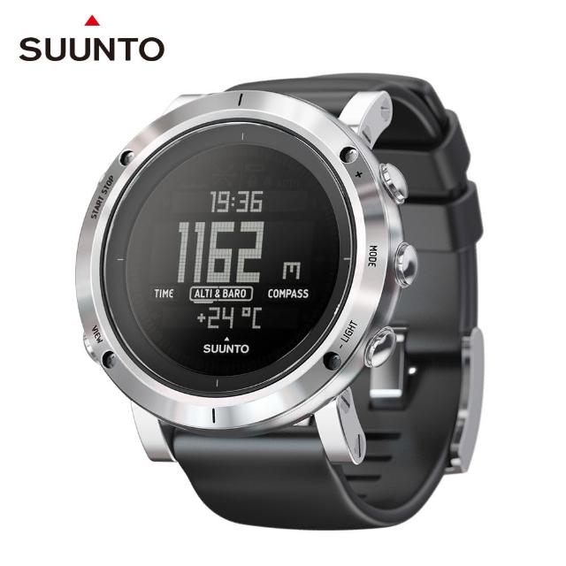 【SUUNTO】C富邦momo電視購物頻道ore Brushed Steel時尚設計戶外功能運動錶