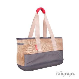 【IBIYAYA依比呀呀】輕 網布托特包-卡其(FC1526)