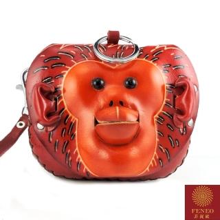 【菲鈮歐】旺本命十二生肖手工皮革小錢包(猴1477)