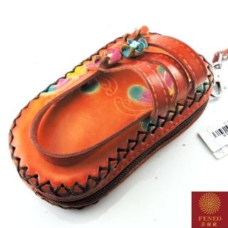 【菲鈮歐】步步高升手工皮革錢包(彩色鞋1530)
