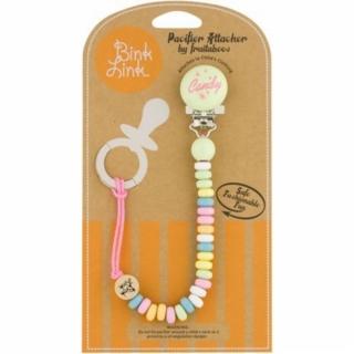 【Bink Link】時尚繽紛串珠奶嘴鍊夾 - 淺綠 Candy Necklace(119)
