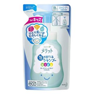 【日本花王】兒童泡沫無矽靈洗髮精(補充包 240ml)
