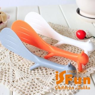 【iSFun】站立松鼠 不沾黏飯匙 3入