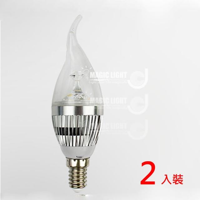 【光的魔法師 Magic Lmomo百貨公司ight】LED蠟燭燈泡 LED拉尾燈泡 5W(兩入裝)