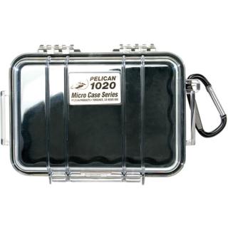 【美國 PELICAN】1020 氣密箱 防水盒(黑色透明盒)
