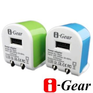 【i-Gear】AC轉USB 2.1A旅充變壓器(T002A)