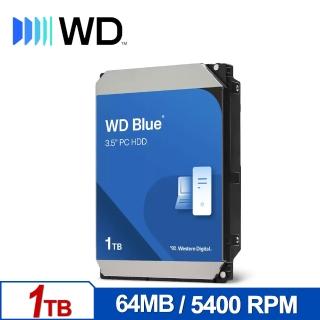 【WD】藍標 1TB 3.5吋SATA硬碟(WD10EZEX)