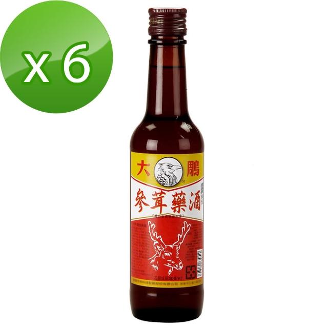 【大鵰】蔘茸藥富邦購物 momo酒300ml*6(乙類成藥)