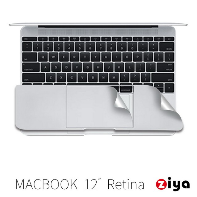 【ZIYA】Apple MacBook 12吋 Retimomo旅遊購物na 手腕貼膜/掌托保護貼(時尚靚銀款)