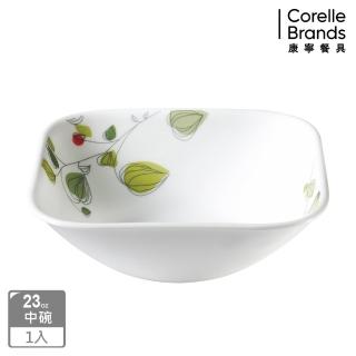 【美國康寧 CORELLE】方形23oz小碗-綠野微風(2323)
