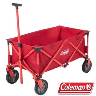 【美國 Coleman】新款 耐重型多用途四輪拖車_載重100kg.折疊式裝備拖車(CM-21989)