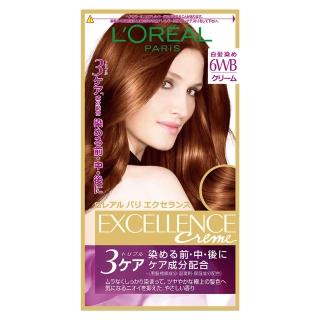 【LOREAL Paris 巴黎萊雅】優媚霜三重護髮雙管染髮霜(6WB 紅銅棕)
