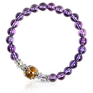 【A1寶石★十二星座】星座誕生石-晶鑽紫水晶白水晶黃水晶-幸運石(含開光)