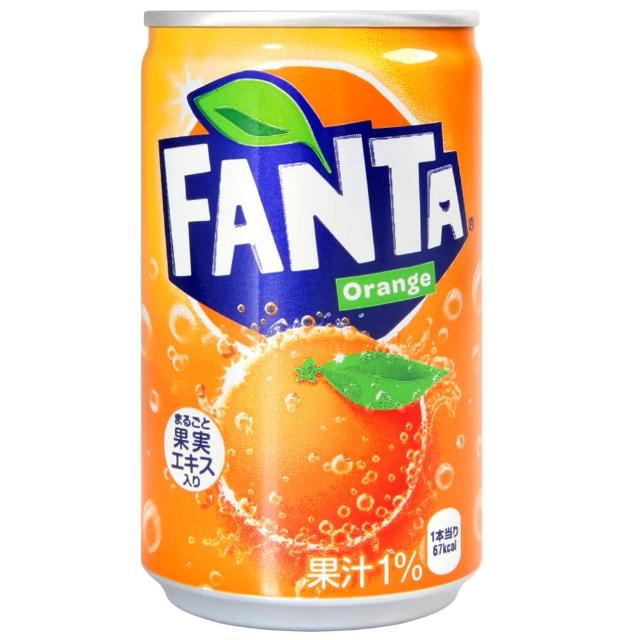 【Coca-Cola】momo購物芬達汽水-橘子(160ml) 