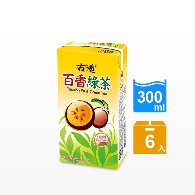 【momo 購物 momo 購物台古道】百香綠茶300ml*6瓶 