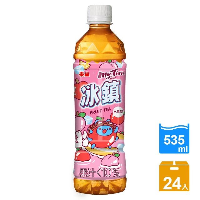 【momo旅遊購物泰山】冰鎮水果茶PET535ml(24瓶/箱) 