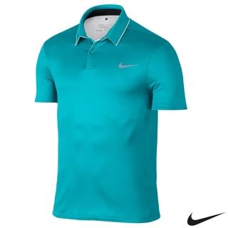 【NIKE】MOMENTUM FLY UV REVEAL 排汗短袖POLO衫(綠725508-418)