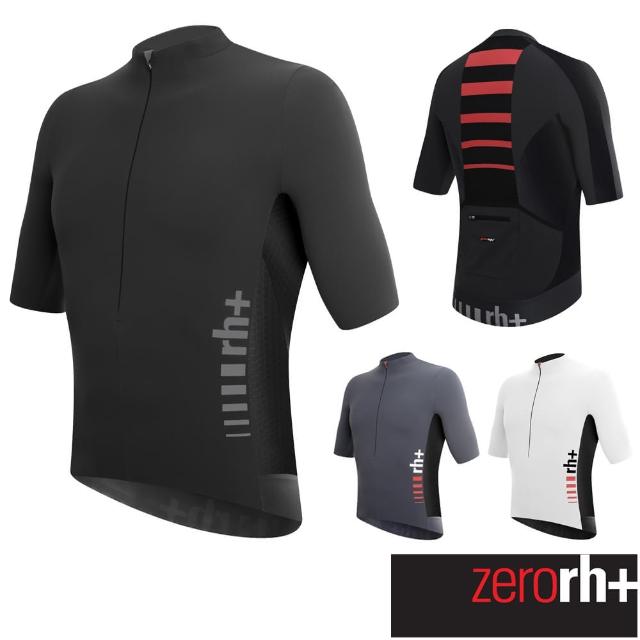 【ZeroRH+】義大利專業SPEEDCELL流線型低風阻競賽自行momo購物電話車衣(黑、灰、白 ECU0313)