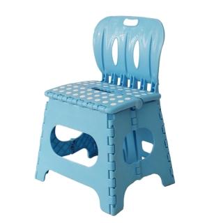 【樂生活】麗緻專利折疊椅露營椅(藍色)