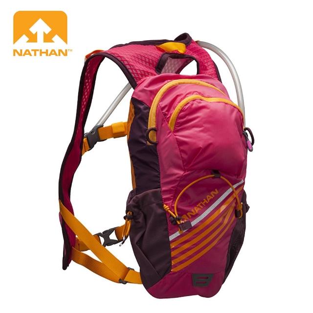 【NATHAN】momo購物台購物專家Firestorm-2L二鐵專用水袋背包(紅)