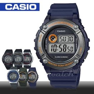 【CASIO 卡西歐】日系-復古風格-電子錶(W-216H)