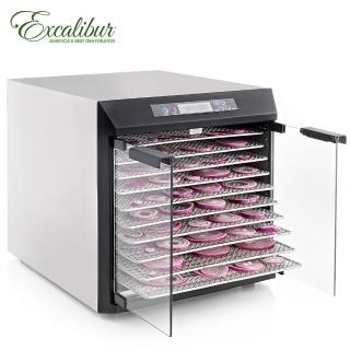 【Excalibur美國伊卡莉柏】十層不鏽鋼乾果機-贈處理機(EEXEXC10EL)