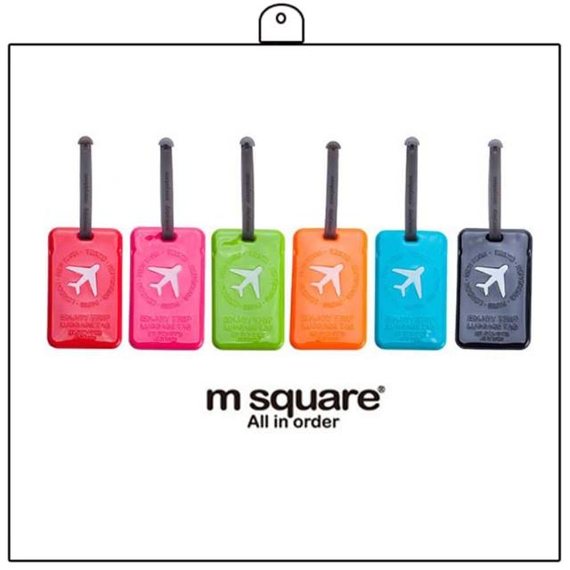 【好物推薦】MOMO購物網【M Square】繽紛糖果色行李掛牌-方形心得momo購物專線