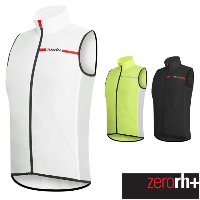 【ZeroRH+】義大利WIND SHELL專業背心風衣(黑色、白色、螢光黃 SSCU377富邦mo mo)