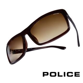 【POLICE】義大利警察都會款個性型男眼鏡-膠框(琥珀-POS1883-0958)