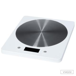 【VIAGGI】富邦購物網可掛式不鏽鋼電子料理秤(白色)