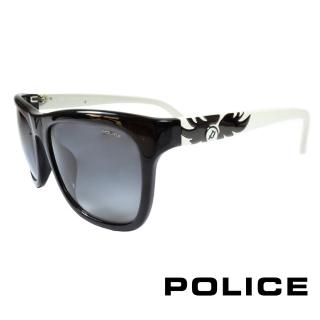 【POLICE】義大利警察都會款個性型男眼鏡膠框(白色 POS1895-0700)