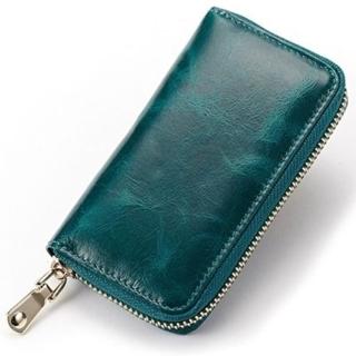 【米蘭精品】真皮鑰匙包男女配件(經典時尚復古真皮手拿多功能5色71b23)