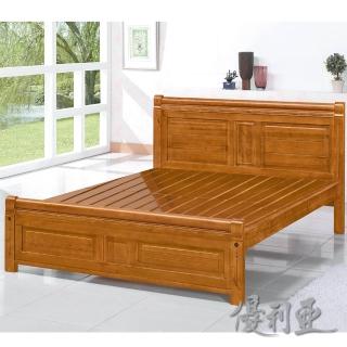 【優利亞-古典雕花】單人3.5尺實木床架(實木床板)