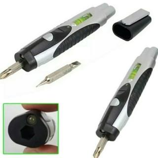 【Ainmax】筆型螺絲起子兩用(水平儀紅外線工具組)