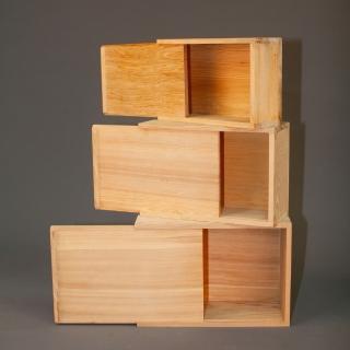 【MU LIFE 荒木雕塑藝品】千年檜木收藏木盒(中)