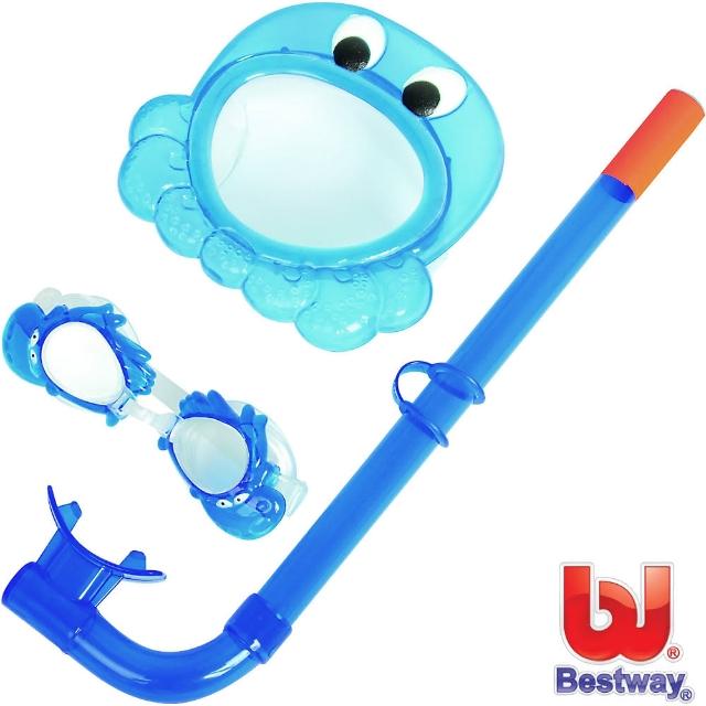 富邦購物中心【BESTWAY】幼兒戲水超值組合(藍色章魚)