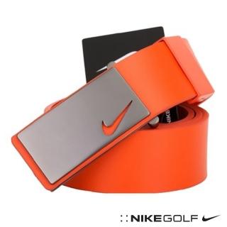 【Nike Golf】百搭素色真皮腰帶(橘616971-812)