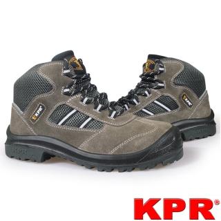 【KPR尊王】半高筒戶外休閒型透氣工作鞋(M-027G灰色/男女款)