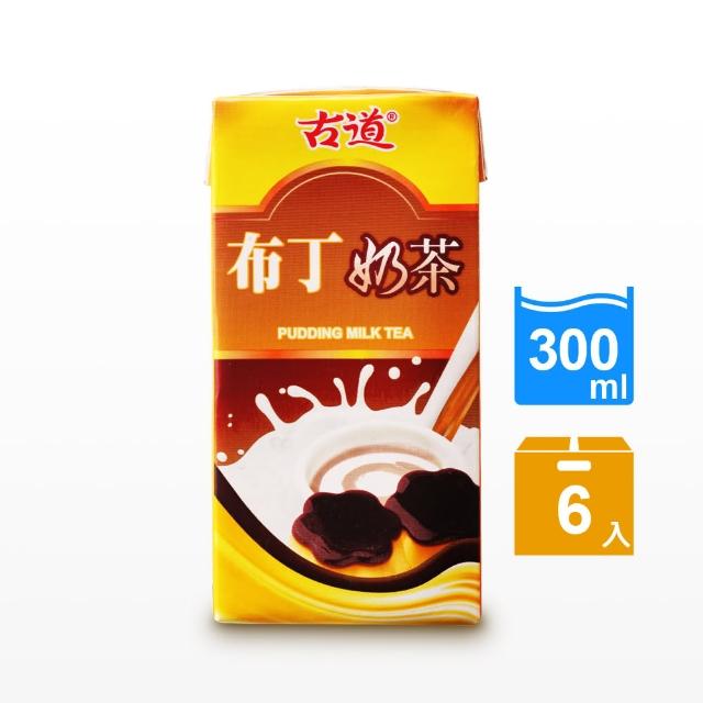 【momo2台古道】布丁奶茶300ml*6瓶 