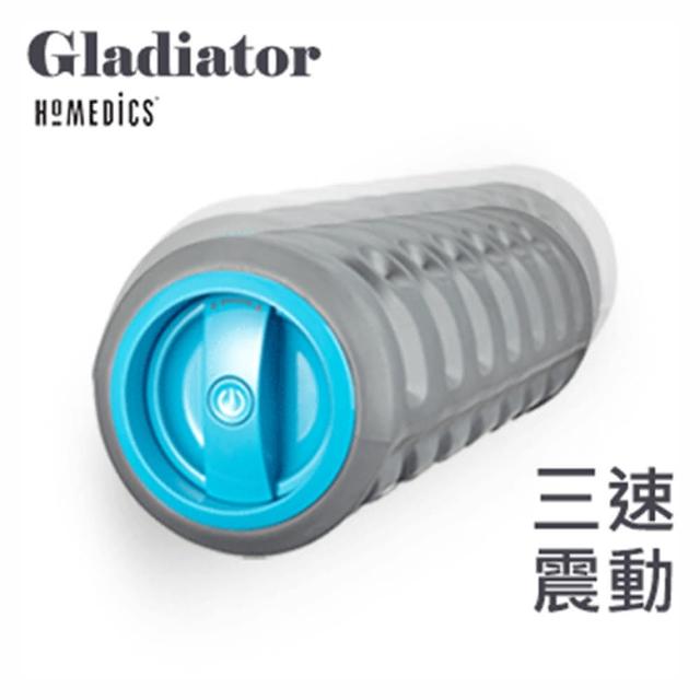 【Homedics】G富邦購物ladiator 震動按摩滾輪(三速強力震動按摩滾輪 按摩、恢復、舒緩一次給您)