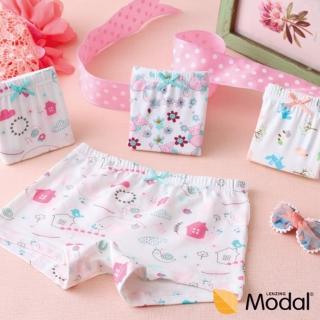 【Lolo squirrel】粉紫小花兔-女童內褲-3入裝(100-130cm)