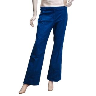 【BALENCIAGA】都會中性寬版素面長褲(寶藍-40 253207-4850)