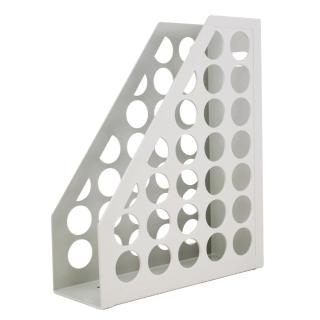 【台灣聯合WIP】開放式圓孔雜誌箱/AMF6800-2/米白/2入/組