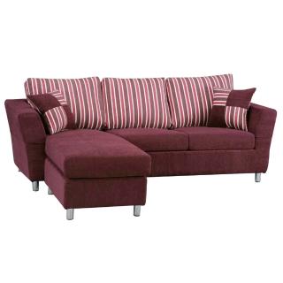 【BODEN】安娜L型布沙發-左右型(送抱枕)