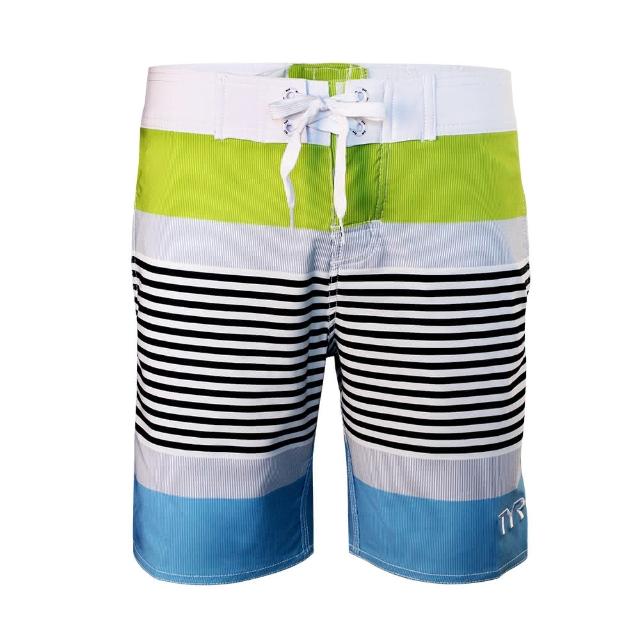 【好物分享】MOMO購物網【美國TYR】男款彈性海灘褲Zag Stripe Boardshort VIridian Green(台灣總代理)好用嗎富邦