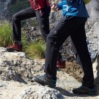 【HAKERS 哈克士】女 Softshell 彈性長褲(黑色)