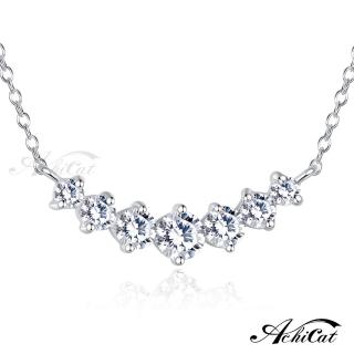 【AchiCat】925純銀項鍊 流線閃耀 CS6005
