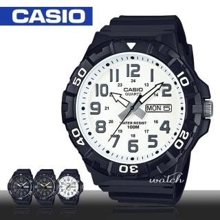 【CASIO 卡西歐】運動首選_定時器檔板_防水_日期顯示_男錶(MRW-210H)