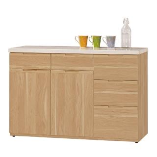 【Bernice】維克德4尺石面收納餐櫃(下座)