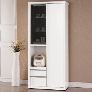 【Bernice】卡娜2.6尺拉門高餐櫃